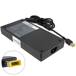 Блок живлення для ноутбука Lenovo 20V, 11.5A, 230W, USB+pin (Square 5 Pin DC Plug), black (ADL230NDC3A, 01FR046) (без кабелю!) - мініатюра 2