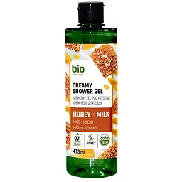 Крем-гель для душа Bio Naturell Honey&Milk Creamy shower gel, 473 мл