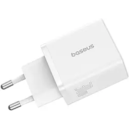 Мережевий зарядний пристрій Baseus Cube Baseus Cube 30W USB-A + USB-C Moon White (P10111404213-00) [132864] - мініатюра 3
