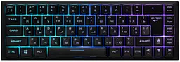 Клавіатура мембранна KG350 68key, USB-A, EN/UA/RU, RGB, чорний 2E Gaming teh0013826