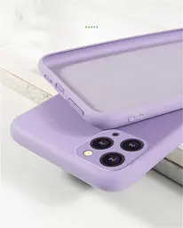 11 pro max бузковий Чохол Rokmym для iPhone 11 Pro Max з рідкого силікону, чохол для iPhone 11 Pro Max - мініатюра 3