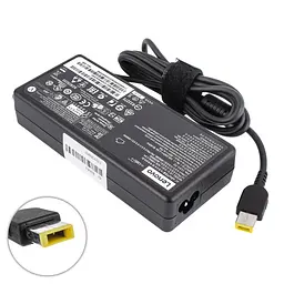 Блок живлення для ноутбука Lenovo 20V, 6.75A, 135W, USB+pin (Square 5 Pin DC Plug), black (без кабеля!) - мініатюра 2