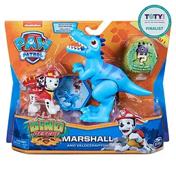 Колекційна фігурка Spin Master Paw Patrol Дино-місія Маршал з динозавром (SM17706/1646) - мініатюра 5