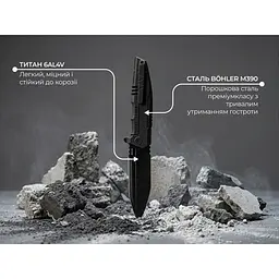 Ніж складаний туристичний Weknife Breach (9.8 см) Bohler M390 / Titanium чорний - мініатюра 11