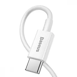 Кабель Baseus Superior Series Fast Charging Type-C to Lightning PD 20W (1.5m) white (CATLYS-B02) - мініатюра 3