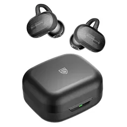 Бездротові навушники TWS SoundPEATS AIR Clip Open-Ear кліпси з 12-мм драйверами та просторовим аудіо (Чорний)