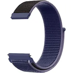 Ремінець DK CDK для Xiaomi Amazfit Active 2 / 2R (W2437) 20mm Nylon Sport Loop (012415) (midnight blue)