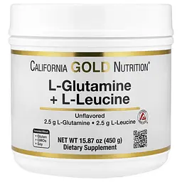 Глютамін L-Glutamine + L-Leucine 450 g CGN vit0006100