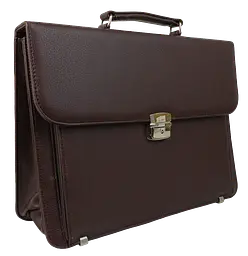 Портфель чоловічий Exclusive Еко-шкіра Коричневий (714000 brown) - мініатюра 1