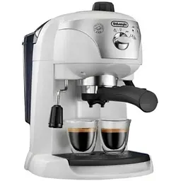 Рожковая кофеварка эспрессо DeLonghi EC 221.W