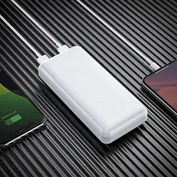 Портативна батарея Hoco J72A Easy travel 20000 mAh/LED White - мініатюра 2