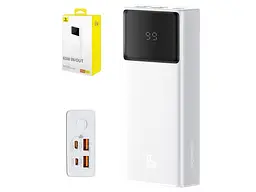 Зовнішній акумулятор для ноутбуків Baseus Star-Lord Digital Display 20000mAh 65W P10022906213-00 білий - мініатюра 4