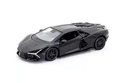Іграшкова машинка гоночна Lamborghini Revuelto TechnoDrive 250934UBl матовий чорний колір - мініатюра 2