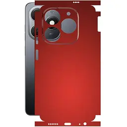Защитная пленка StatusSKIN для Tecno Spark 20 Корпус Винил красная матовая