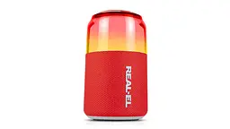 Колонка портативна 1.0 Real-El X-705 Red, 5 Вт, пластиковий корпус, Bluetooth, USB - А/USB - C, RGB підсвічування, живлення від акумулятора, 86 дБ, 1800мА*год, час роботи 22 год (EL121600025) - мініатюра 4