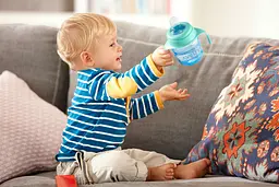 Уцінка. Чашка-непроливайка Philips Avent з м'яким носиком 6+ міс. 200 мл блакитна (SCF551/05)  - мініатюра 4