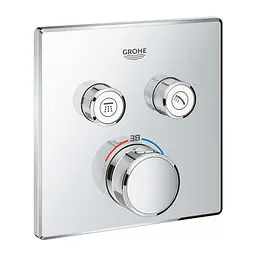 Душова система прихованого монтажу Grohe Grohtherm SmartControl 26415SC1, Хром - мініатюра 3