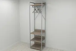 Шафа Гардероб Уні секція 3 серії Конект Ferrum-decor 220x60x50см Сірий метал ДСП Дуб Сонома Трюфель 32 мм (FRD-104530) - мініатюра 7