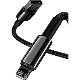 Кабель Baseus Tungsten Gold USB to Lightning 1m Black (CALWJ-01) [92814] - мініатюра 2