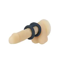 Подвійне ерекційне кільце Lux Active Tug Versatile Silicone Cock Ring, 5.8х2.8 см - мініатюра 6