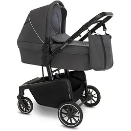 Коляска Baby Design Zoy 17 Graphite, універсальна, темно-сіра (204166) - мініатюра 3