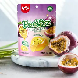 Желейні цукерки Amos Peelerz Peelable Passion Fruit Gummy Candy 170г - мініатюра 7