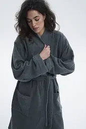 Халат-кімоно Lotus Home - Vera денім L/XL - мініатюра 3