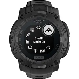 Смарт-годинник Garmin Instinct 3 Solar 45mm Tactical Edition Black with Black Band (010-02934-50) [137249] - мініатюра 9
