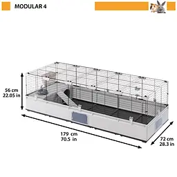 Клітка Ferplast Modular 4 для кроликів та морських свинок