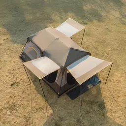 Намет для кемпінгу Naturehike Cape 13.1 (CNK2450WS050) багатомісний - мініатюра 9