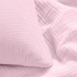 Наволочка Cosas Baby blush муслінова 40х60 см світло-рожева (009Muslin_BabyBlush_40x60) - мініатюра 2