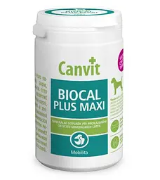 Кальцій для собак великих порід Canvit Biocal Plus Maxi 230 г (76 табл.)