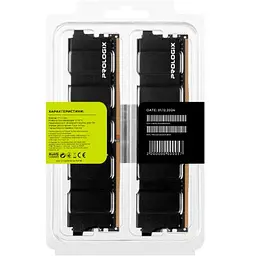 Модуль пам'яті для комп'ютера DDR4 32GB (2x16GB) 3200 MHz Black Prologix (PRO32GB3200B4K) - мініатюра 7