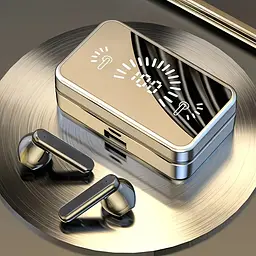 Бездротові навушники Bluetooth ANKRIYUL DH01 TWS стерео спортивні з дзеркальним світлодіодним дисплеєм - мініатюра 2