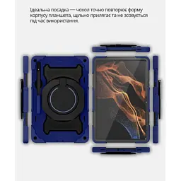 Чохол до планшета BeCover Stand Samsung Galaxy Tab S10 FE Plus (SM-X620/SM-X626) 13.1" Blue (714565) - мініатюра 3