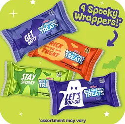 Рисові батончики Kellogg's Rice Krispies Treats Spooky Minis 60 шт, 660г - мініатюра 5