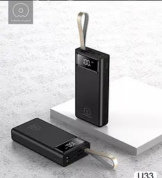 Зовнішній акумулятор 40000mAh WUW U33 з LED-дисплеєм Power bank - мініатюра 6