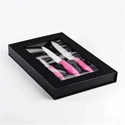 Набір керамічних ножів 3 шт. Pink (NS6SETKN) - мініатюра 4