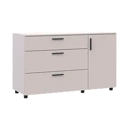 Комод Doros Торн Кашемір 3Ш/1Д 135х51.6х80 (41510187) - мініатюра 5