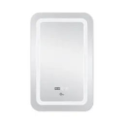 Дзеркало Qtap Mideya з антизапотіванням (DC-F911) 500x800 QT2078F911W, Білий - мініатюра 3