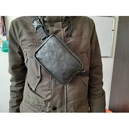 Шкіряна сумка бананка Gofin 20х16 см sum0009974