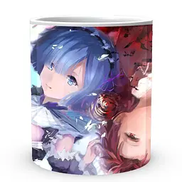 Кухоль GeekLand Re:Zero. Життя з нуля в альтернативному світі Рем та Субару Лежат RZ.02.359 330 мл різнобарвний - мініатюра 2