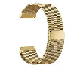 Міланський сітчастий ремінець Primo для годинника Samsung Gear S3 Classic SM-R770/Frontier RM-760 Gold - мініатюра 3
