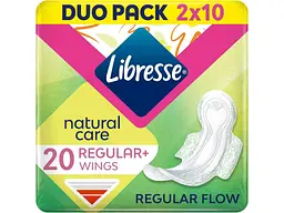 Прокладки гігієнічні LIBRESSE Денні 4 краплі 20 шт Natural Care Normal