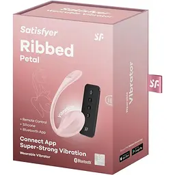 Віброяйце Satisfyer Ribbed Petal Rose - мініатюра 7