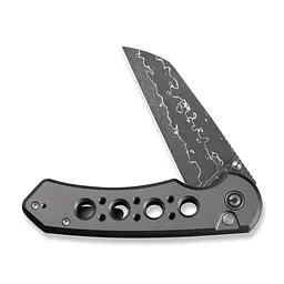 Ніж складаний туристичний Civivi Pragma Prime, (8.9 см) Damascus / Aluminum сірий - мініатюра 3