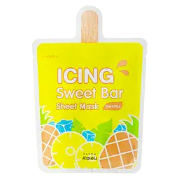 Ткань маска для лица A&#39;pieu Icing Sweet Bar Sheet Mask Pineapple с экстрактом ананаса 21 г