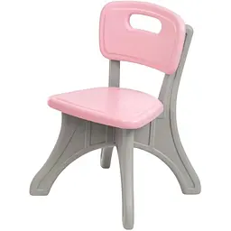 Дитячий столик з двома стільцями Bambi NEW TABLE-8 сіро-рожевий - мініатюра 2