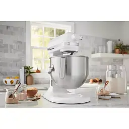 Кухонна машина KitchenAid Heavy Duty 6,6 л 5KSM70JPXEWH з підйомною чашею білий - мініатюра 6