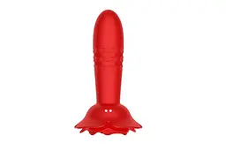 Анальна пробка B-Series Cute Rose Thrusting Anal Plug - мініатюра 3